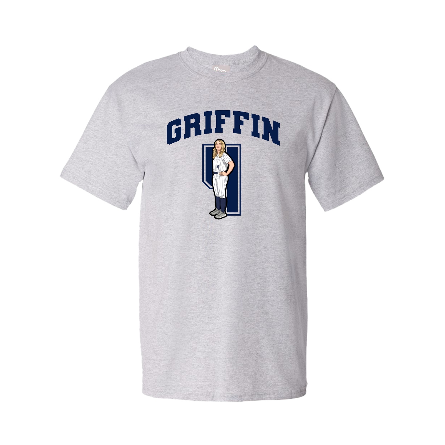Tee — Number in Grey