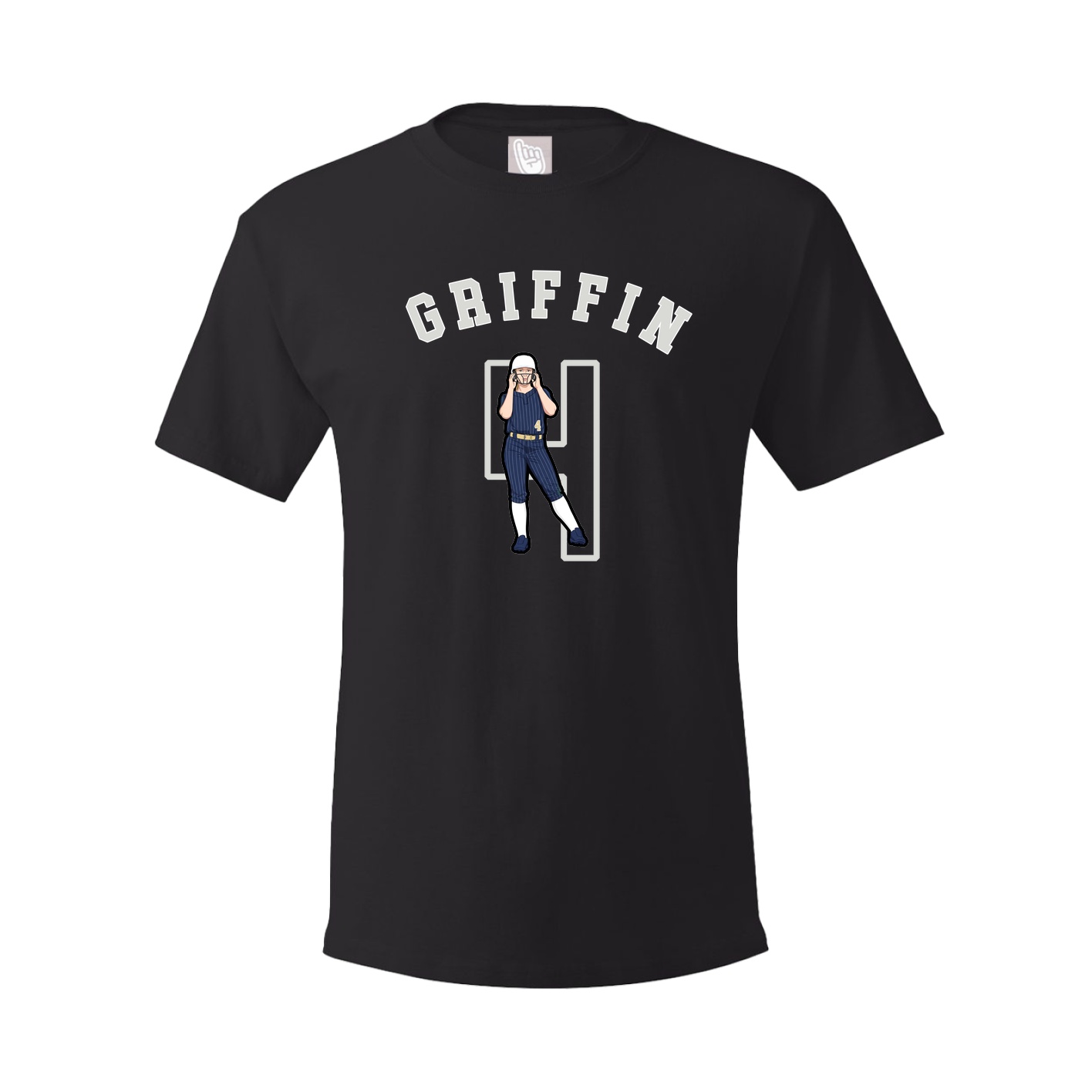 Youth Tee — Shirsey Arch in Black