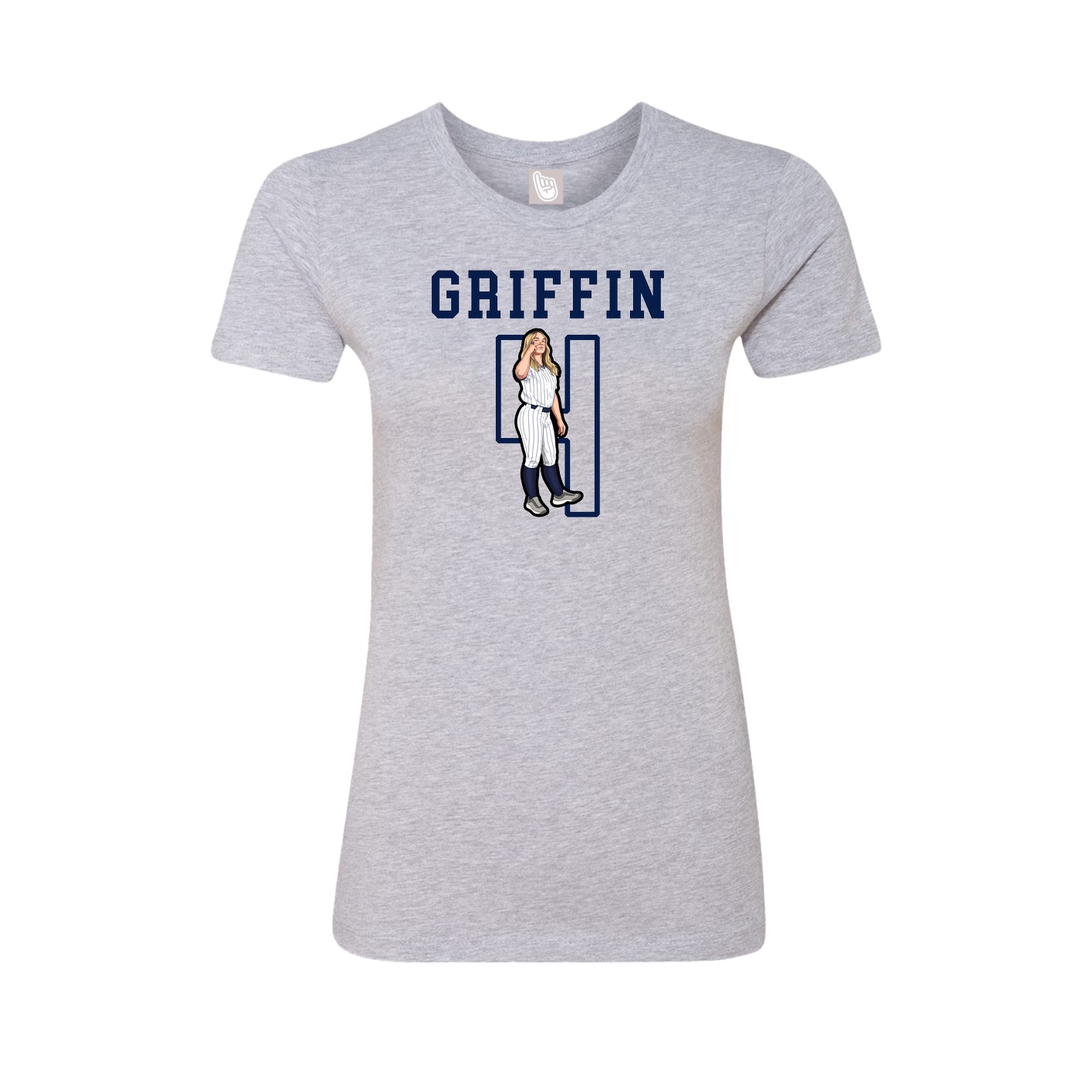 Fitted Women's Tee — Shirsey in Grey