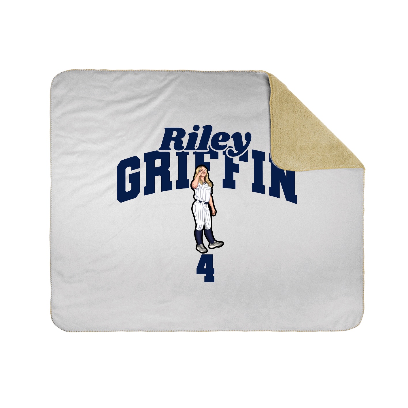 Throw Blanket — Signature Arch in White