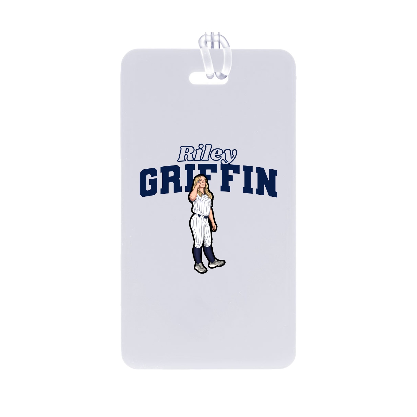 Bag Tag — Name Arch in Classic