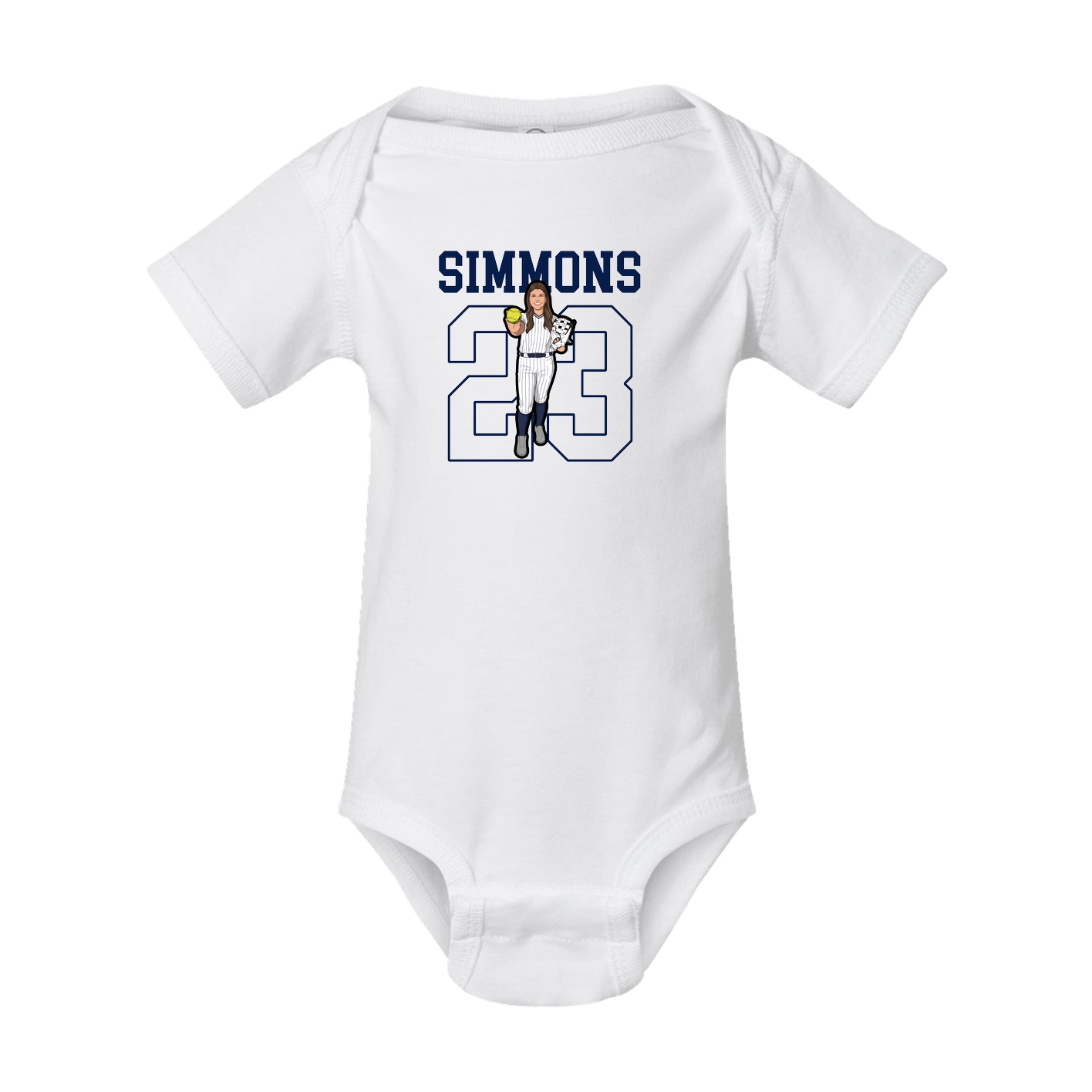Baby Onesie — Shirsey in White