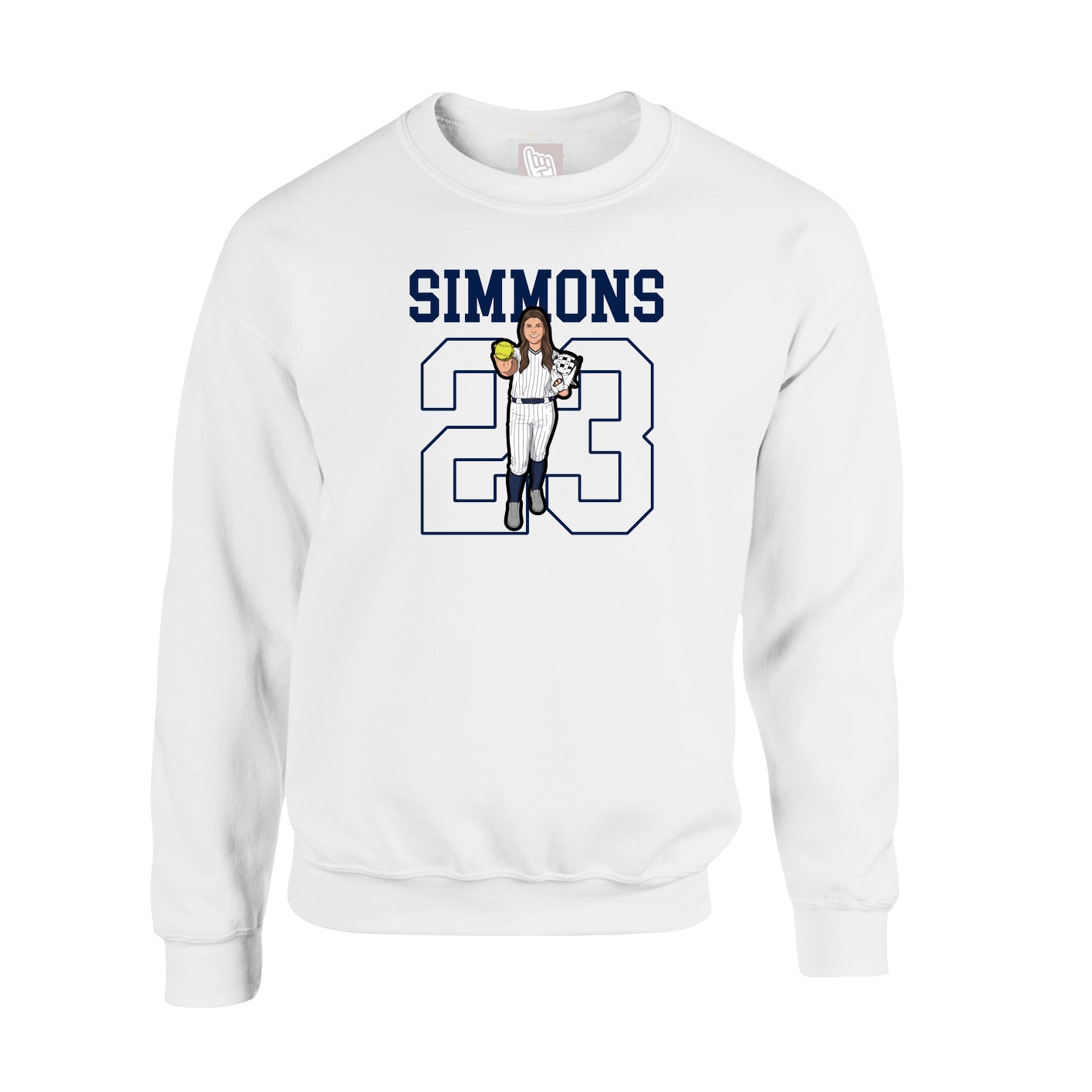 Fleece Crew — Shirsey in White