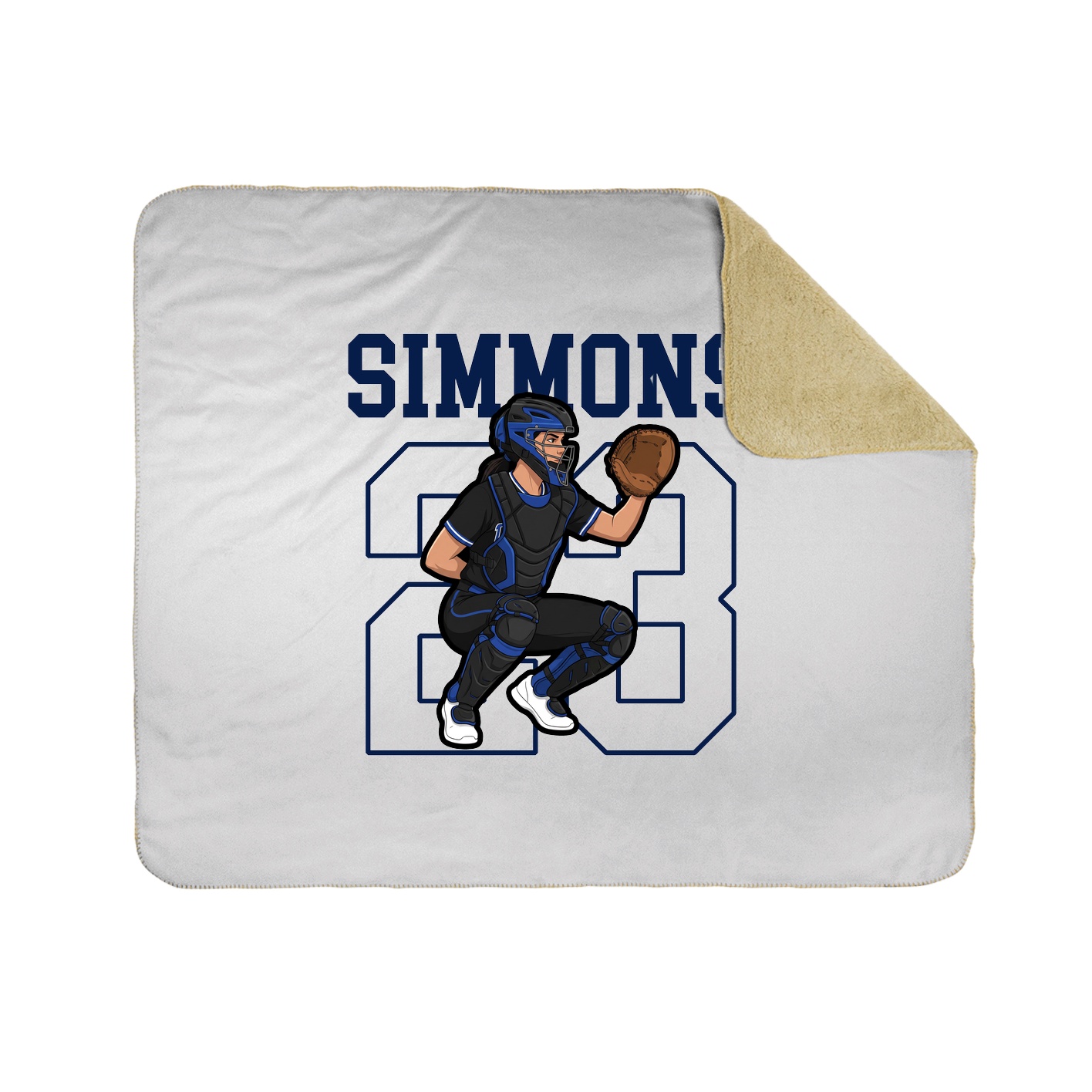 Throw Blanket — Shirsey in White