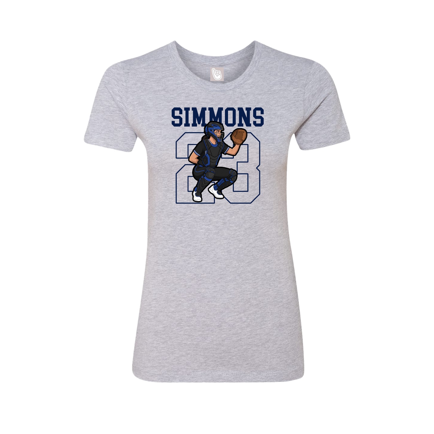 Fitted Women's Tee — Shirsey in Grey