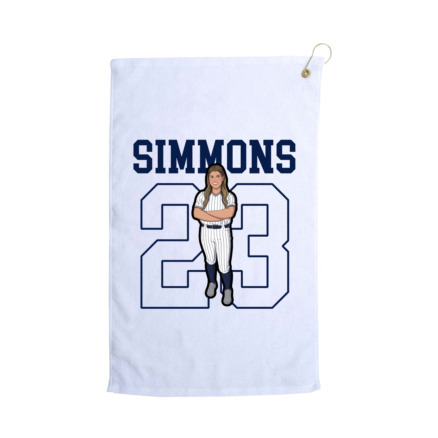 Golf Towel — Shirsey in White