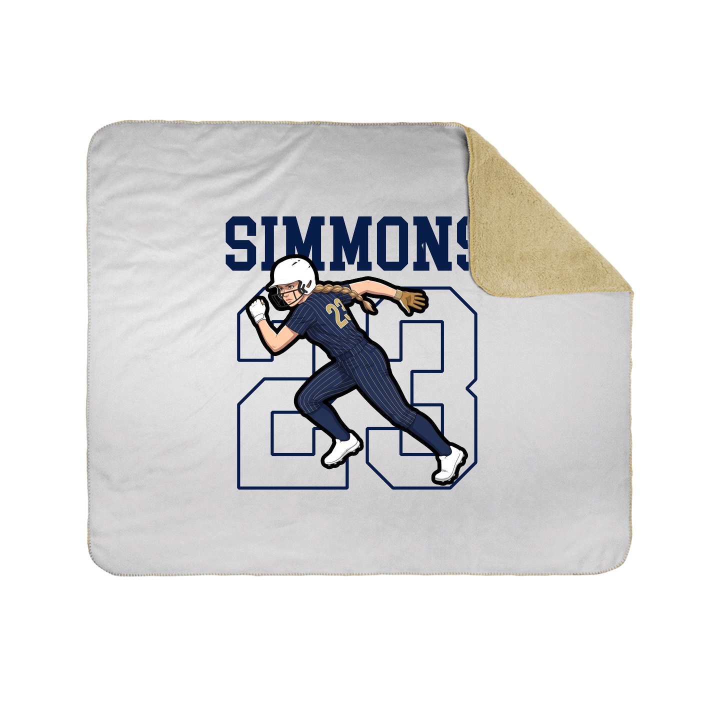 50x60 Sherpa Lined Throw Blanket