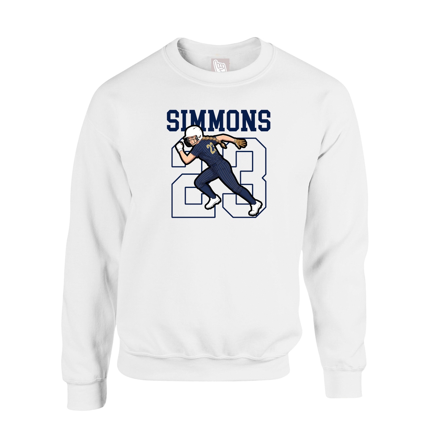 Fleece Crew — Shirsey in White