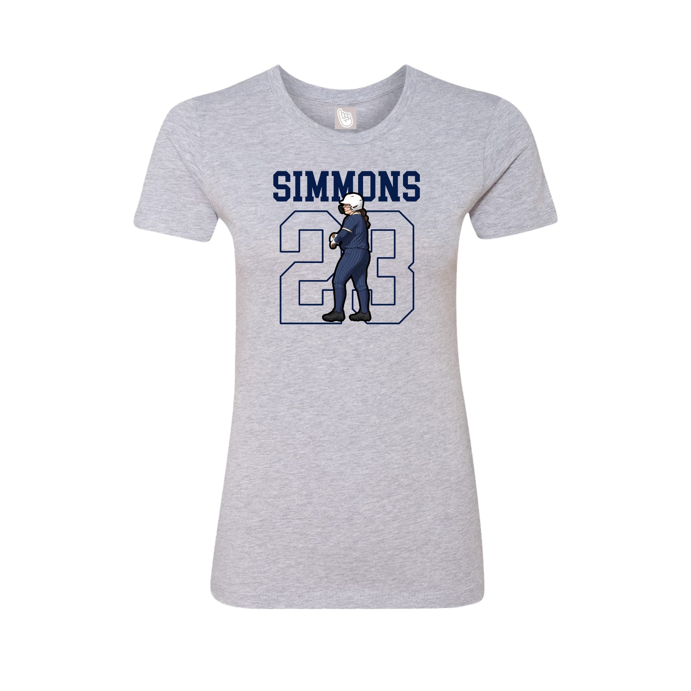 Fitted Women's Tee — Shirsey in Grey