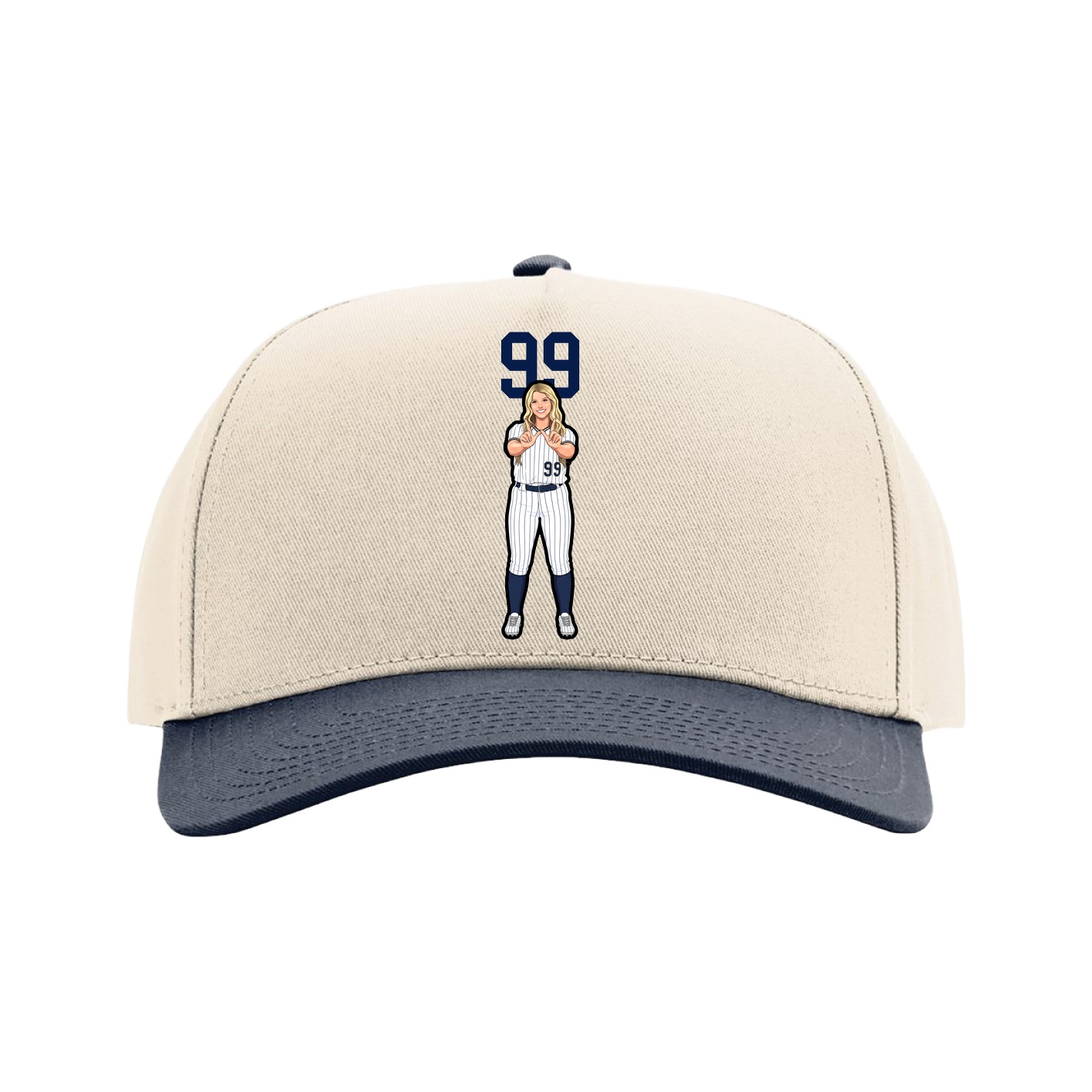 Full Fabric Five-Panel Champ Cap