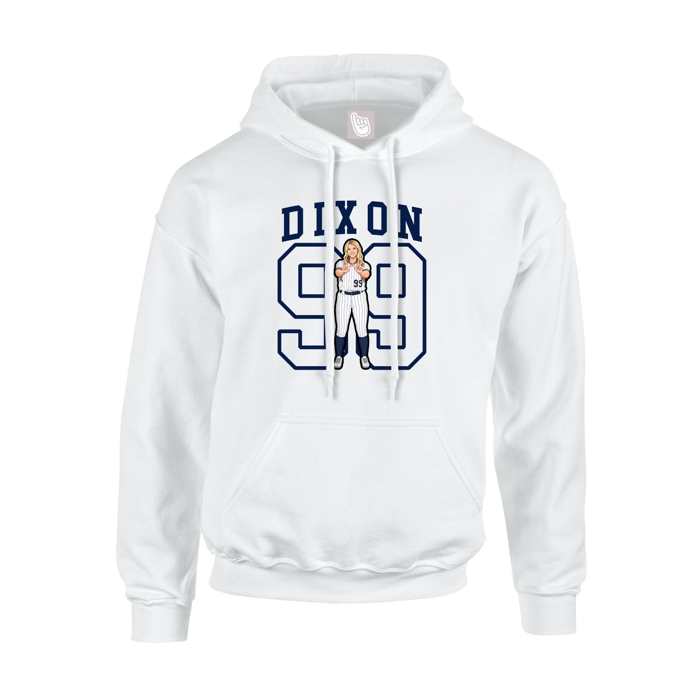 Hoodie — Shirsey in White