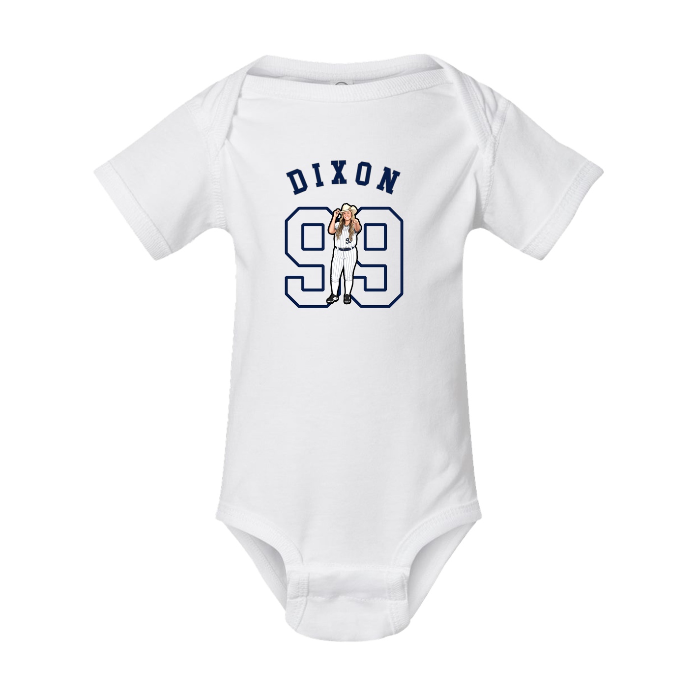 Baby Onesie — Shirsey Arch in White