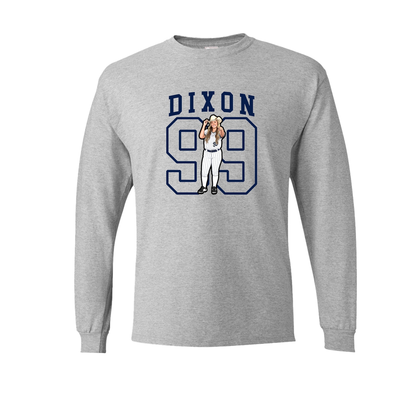 Long Sleeve Tee — Shirsey in Grey