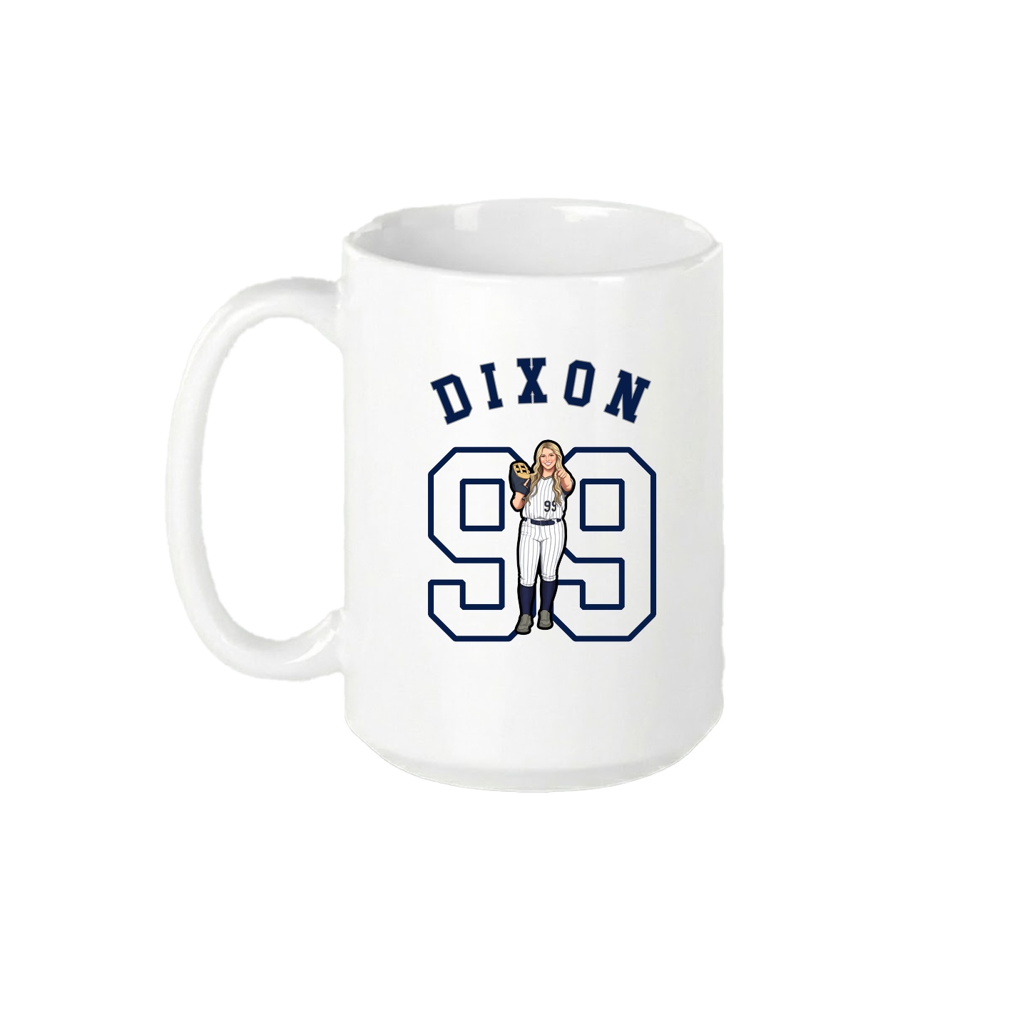 15oz Coffee Mug — Shirsey Arch in White