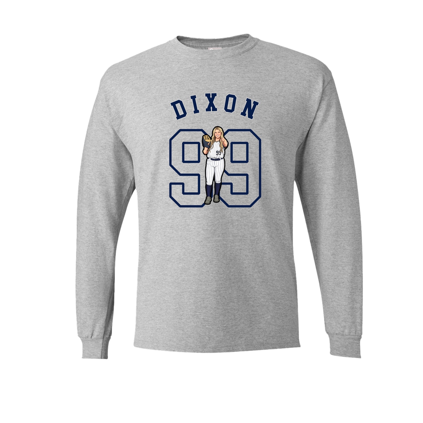 Long Sleeve Tee — Shirsey Arch in Grey