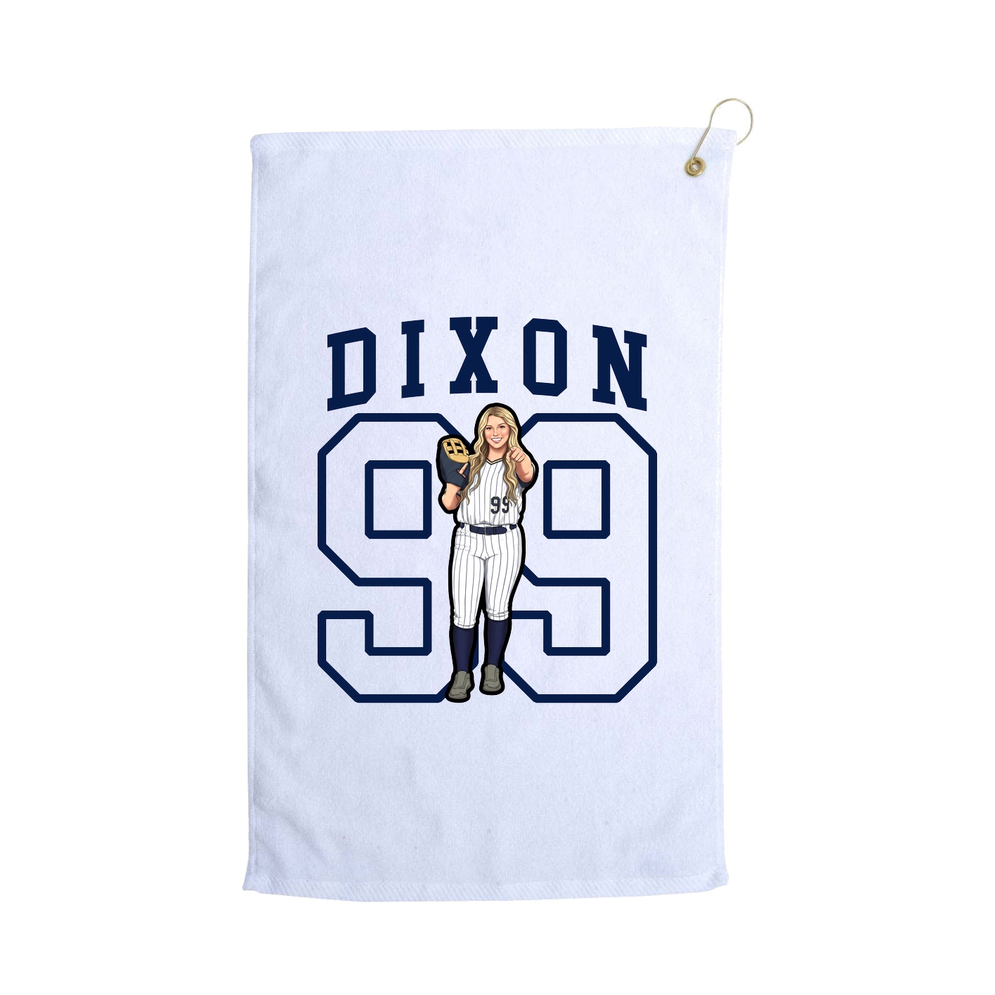 Golf Towel — Shirsey in White