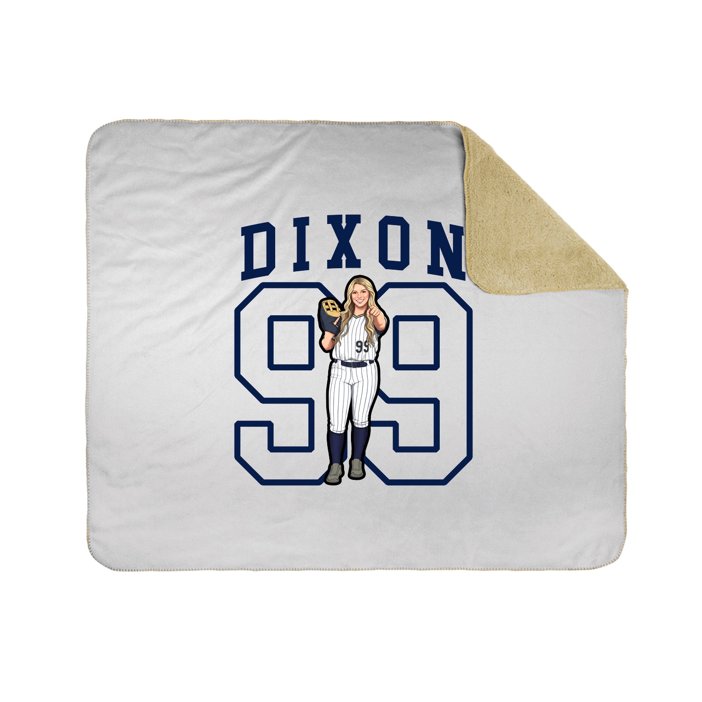 50x60 Sherpa Lined Throw Blanket