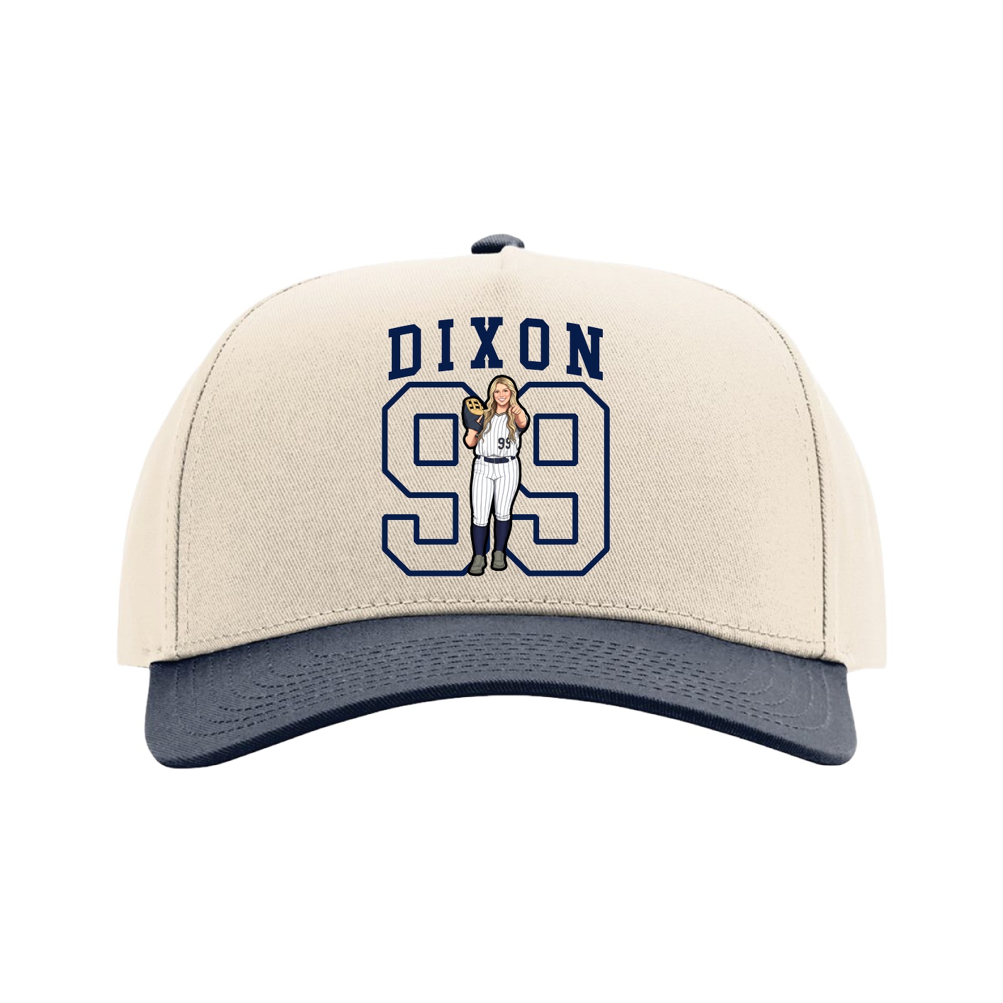 Full Fabric Five-Panel Champ Cap