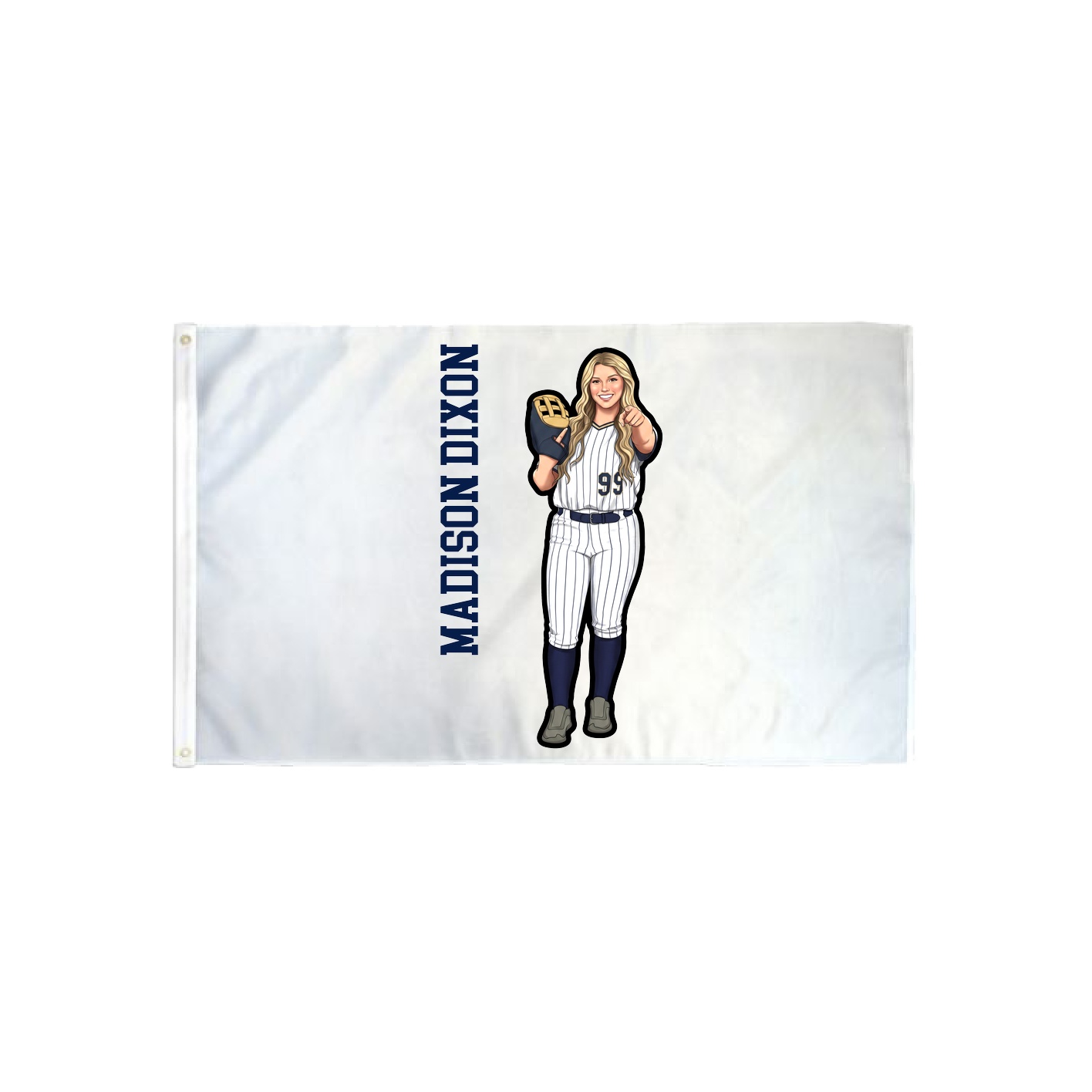 3x5 Flag — Name Vertical in Classic