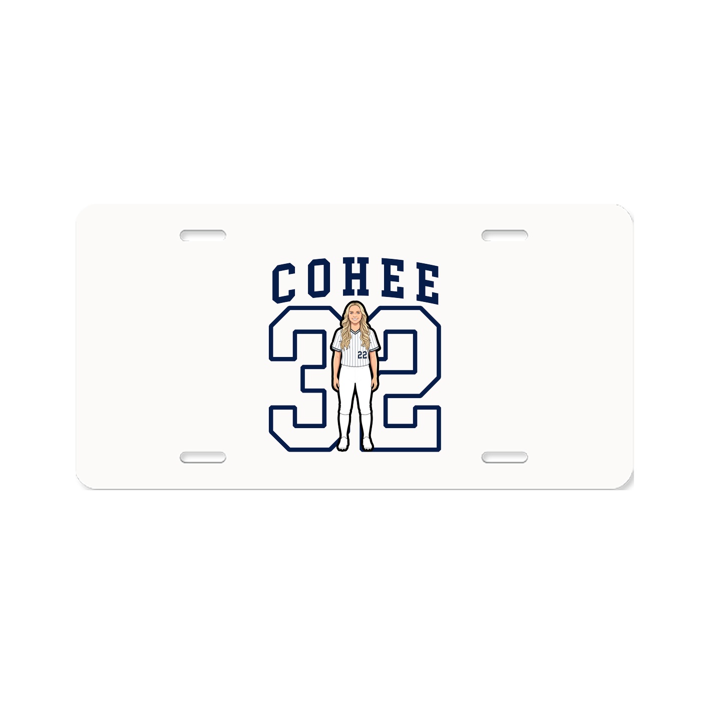 License Plate — Shirsey in Classic