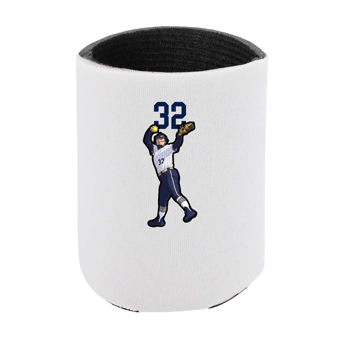 Can Holder — Number Top in White
