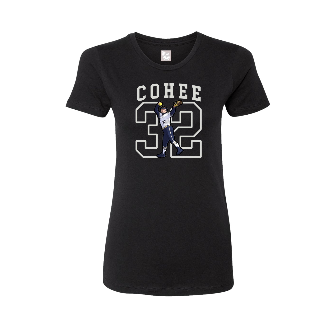 Fitted Women's Tee — Shirsey in Black