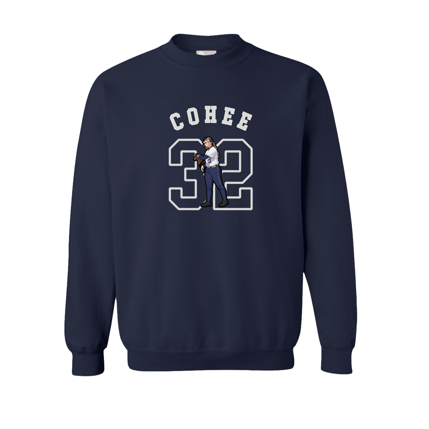 Fleece Crew — Shirsey Arch in Navy