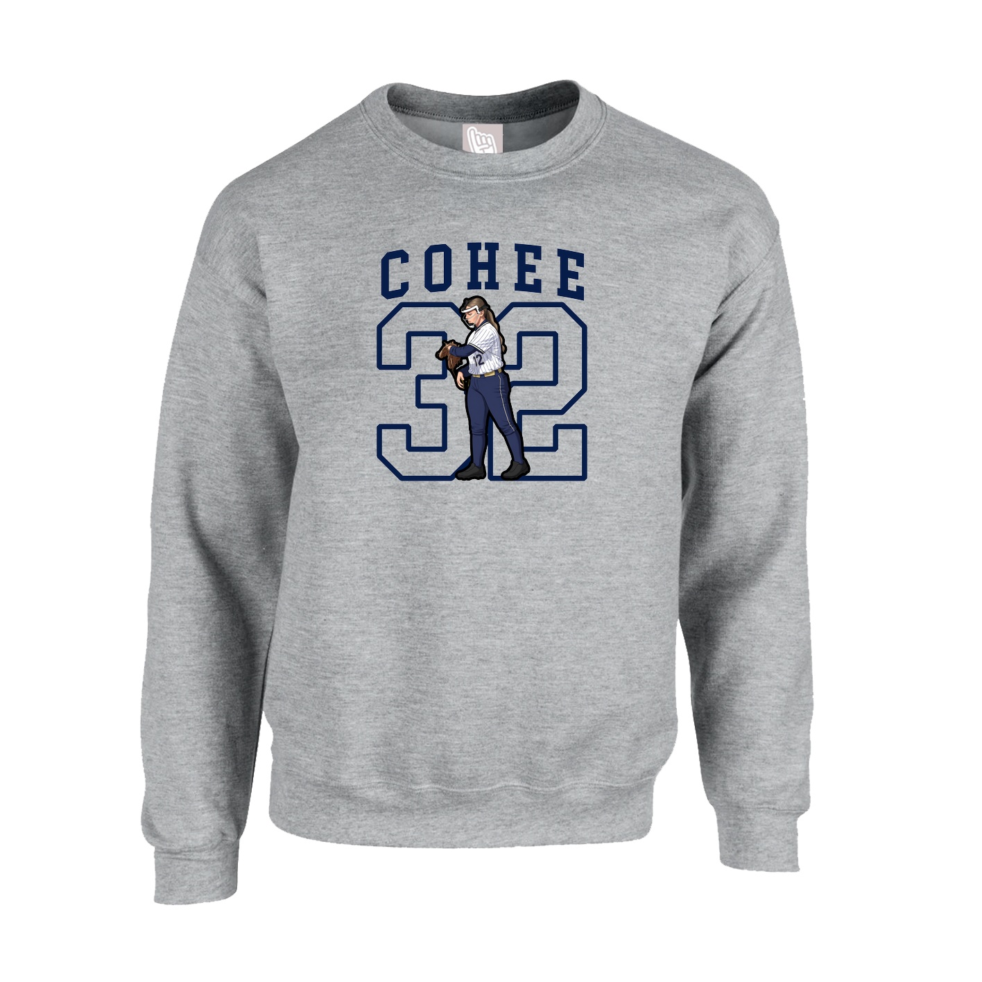 Fleece Crew — Shirsey in Grey
