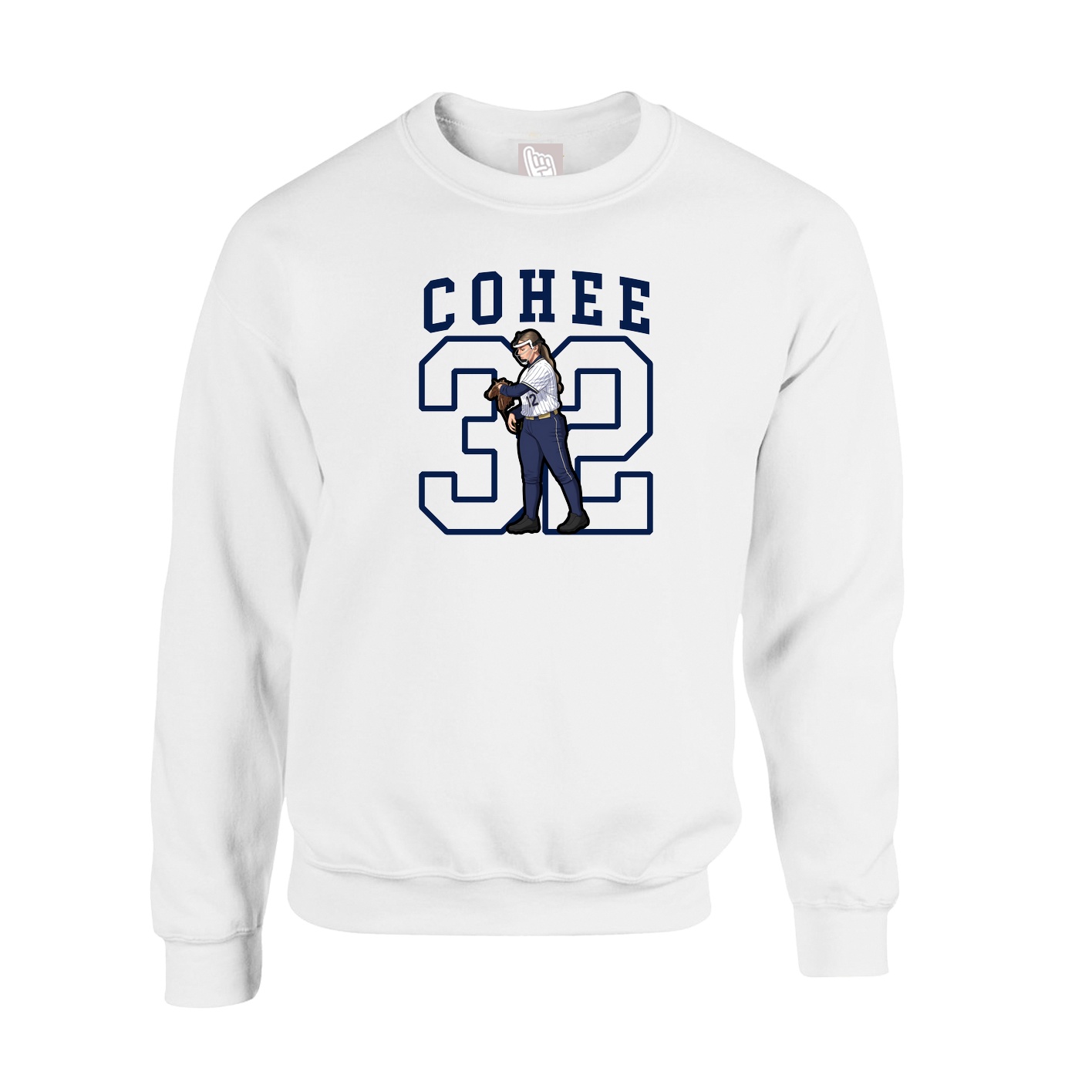 Fleece Crew — Shirsey in White