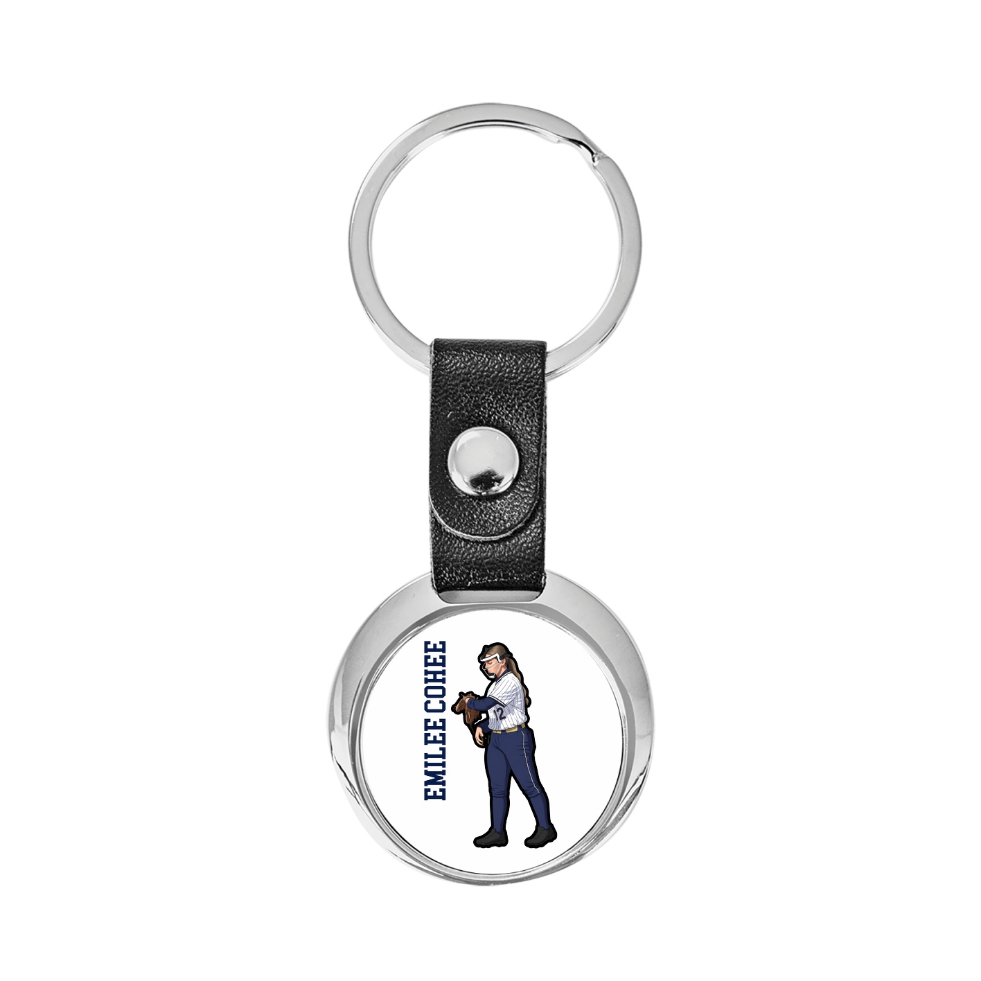 Key Chain — Name Vertical in Classic