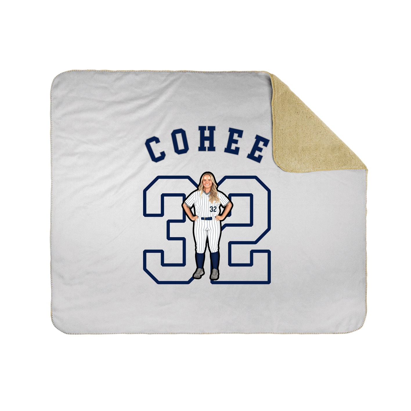 Throw Blanket — Shirsey Arch in White