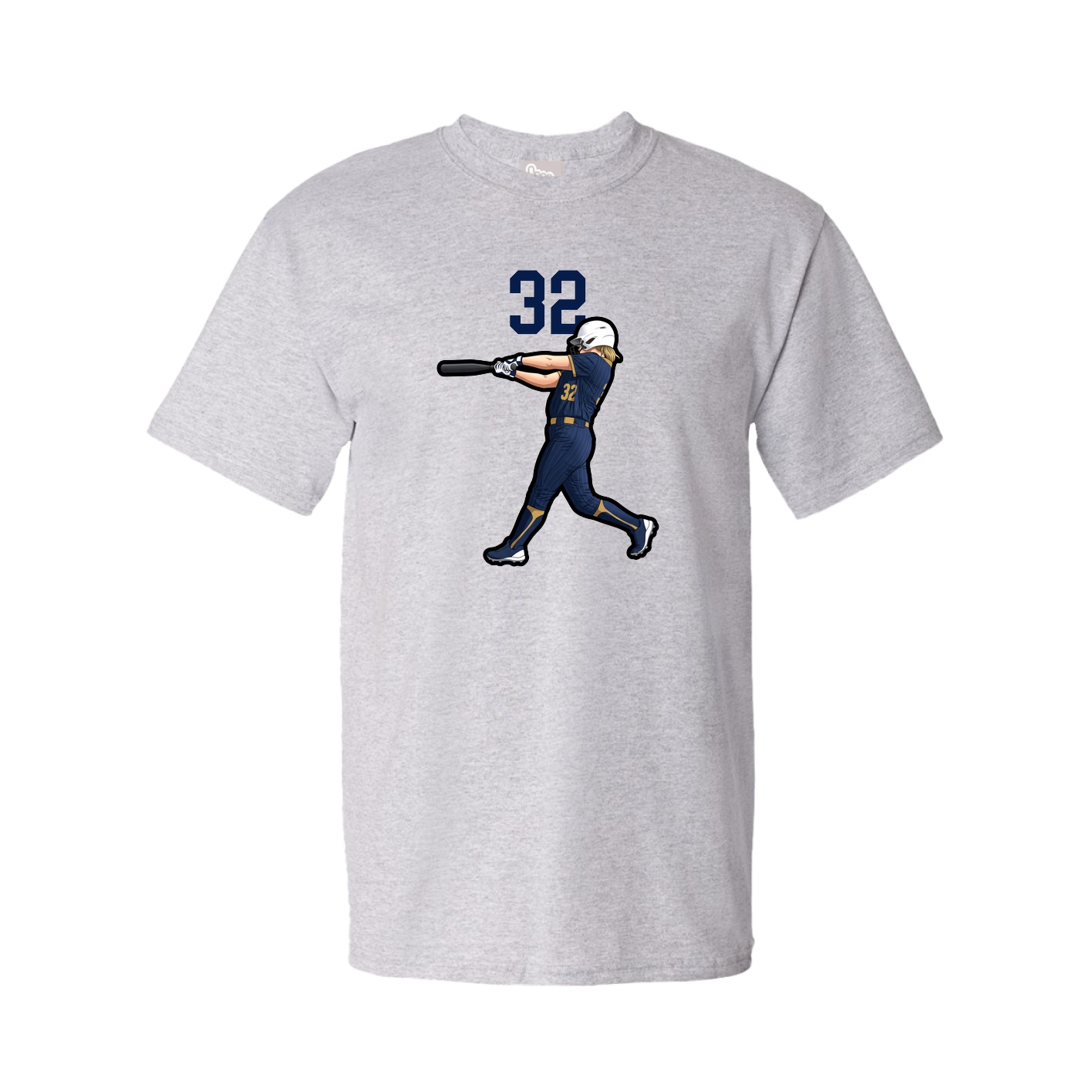 Tee — Number Top in Grey