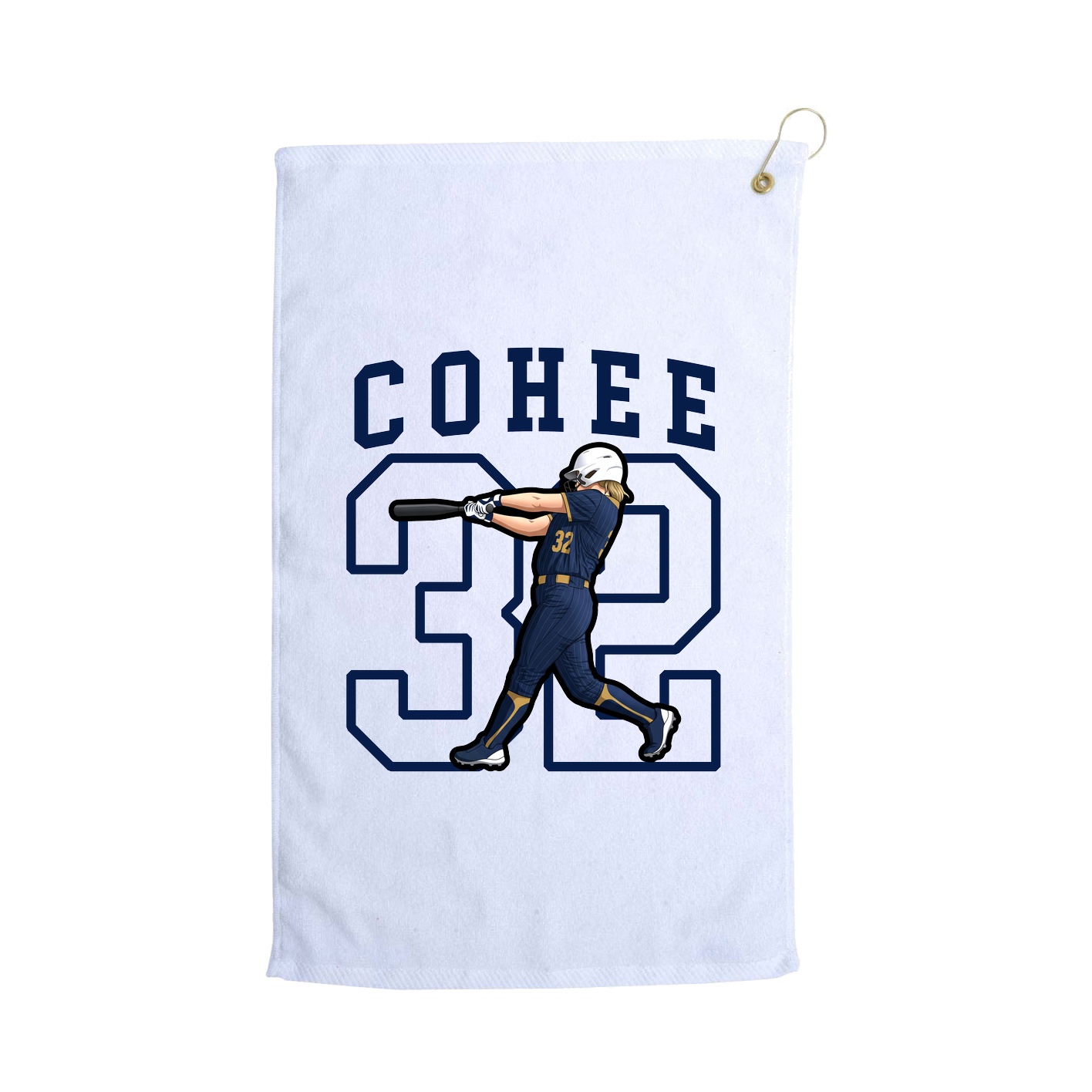 Golf Towel — Shirsey in White