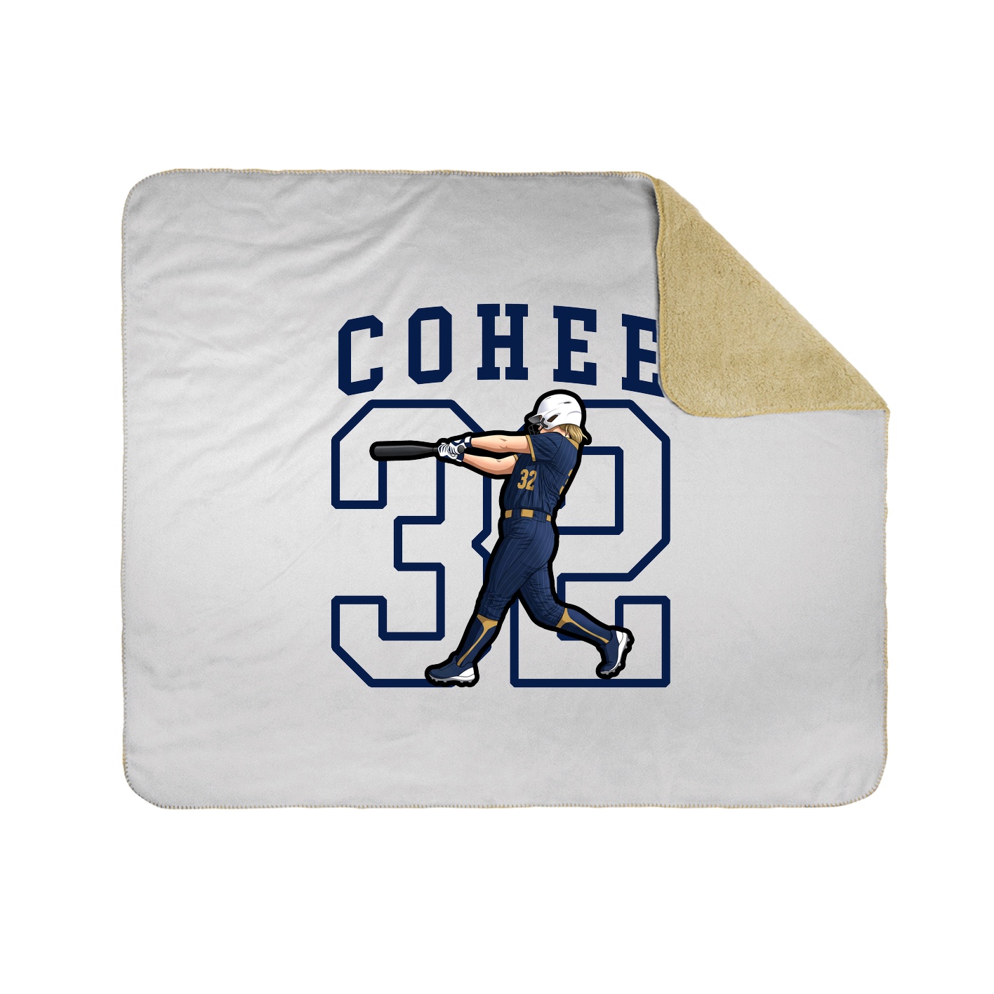 Throw Blanket — Shirsey in White