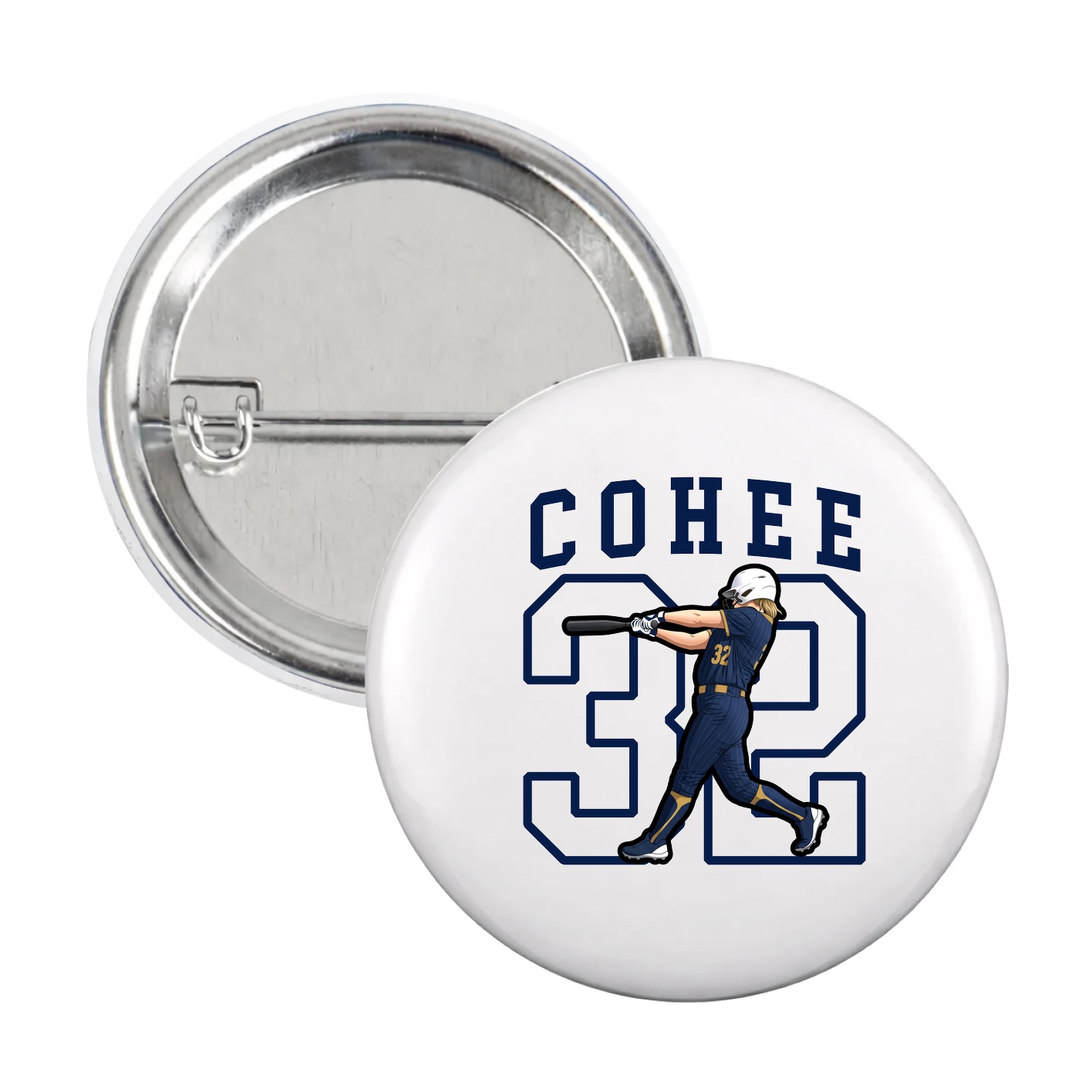 Game Day Button — Shirsey in White