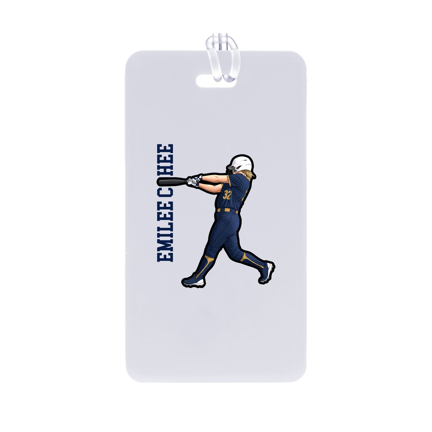 Bag Tag — Name Vertical in Classic