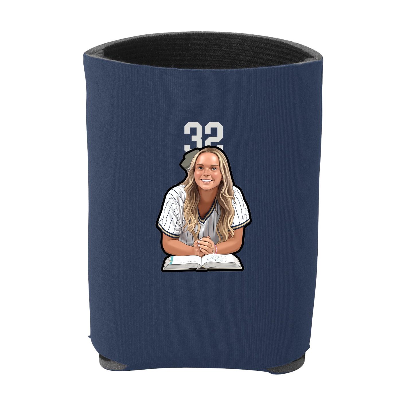 Can Holder — Number Top in Navy