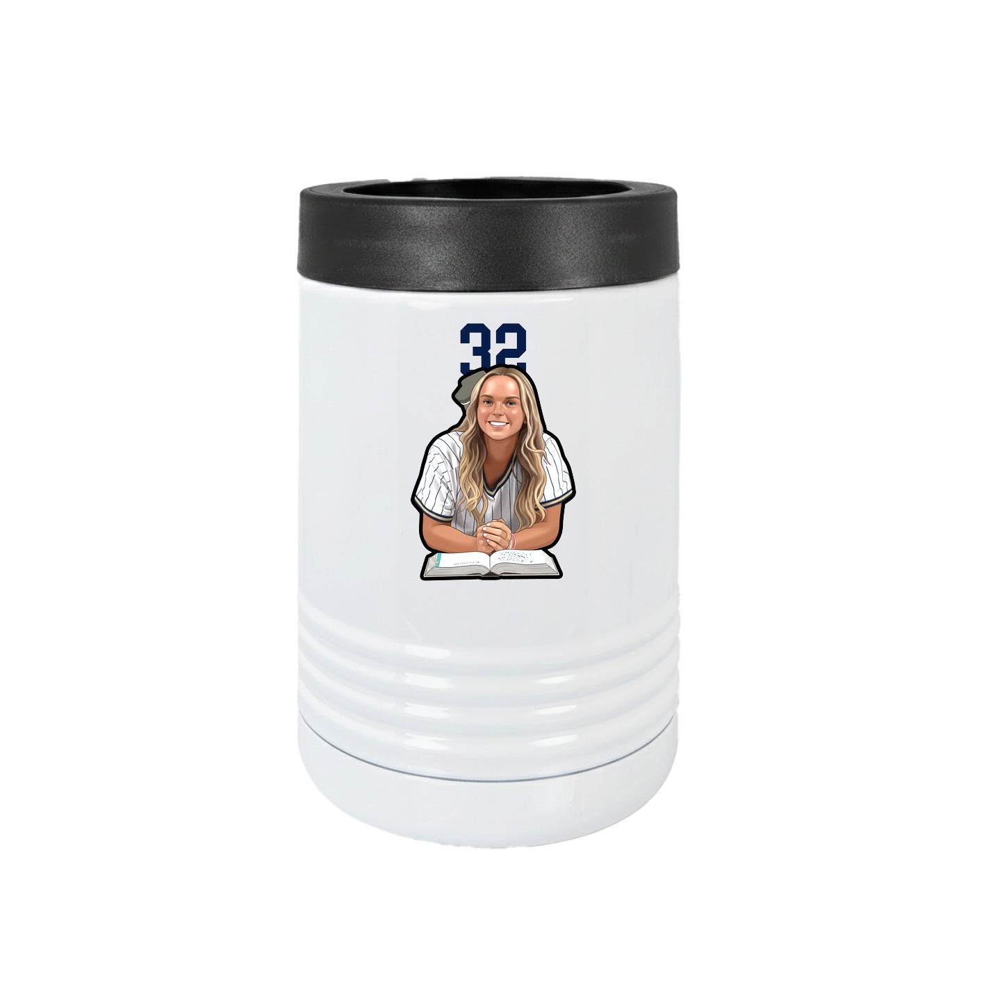 Beverage Holder — Number Top in White