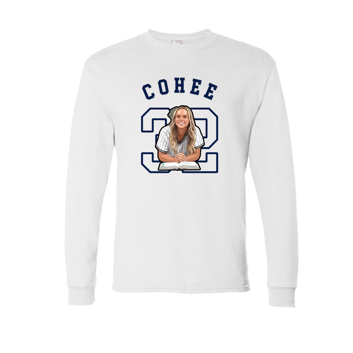 Long Sleeve Tee — Shirsey Arch in White