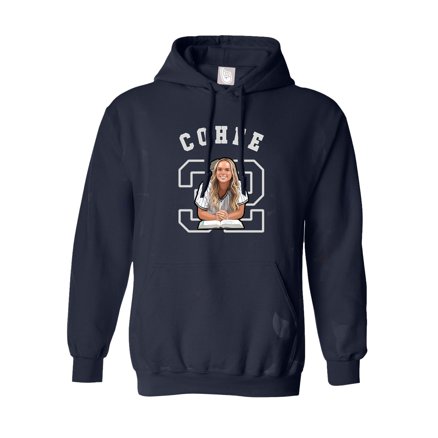Youth Hoodie — Shirsey Arch in Navy