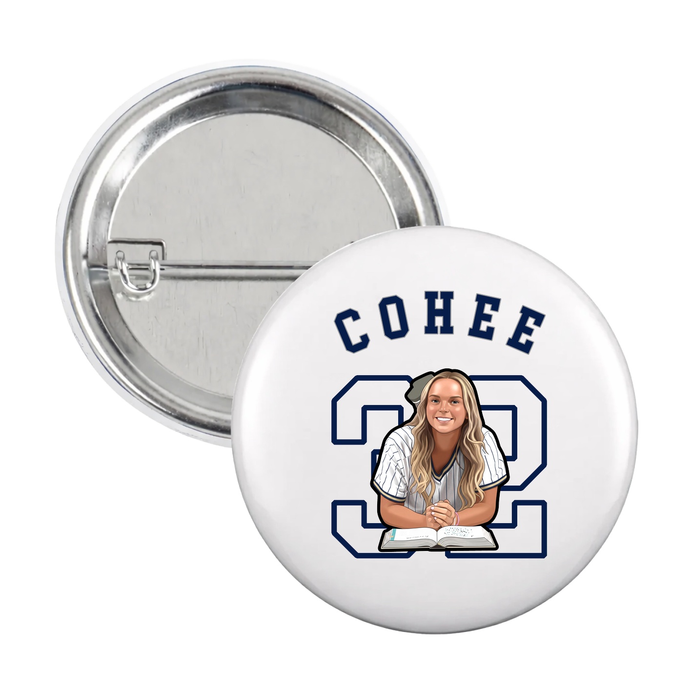 Game Day Button — Shirsey Arch in White
