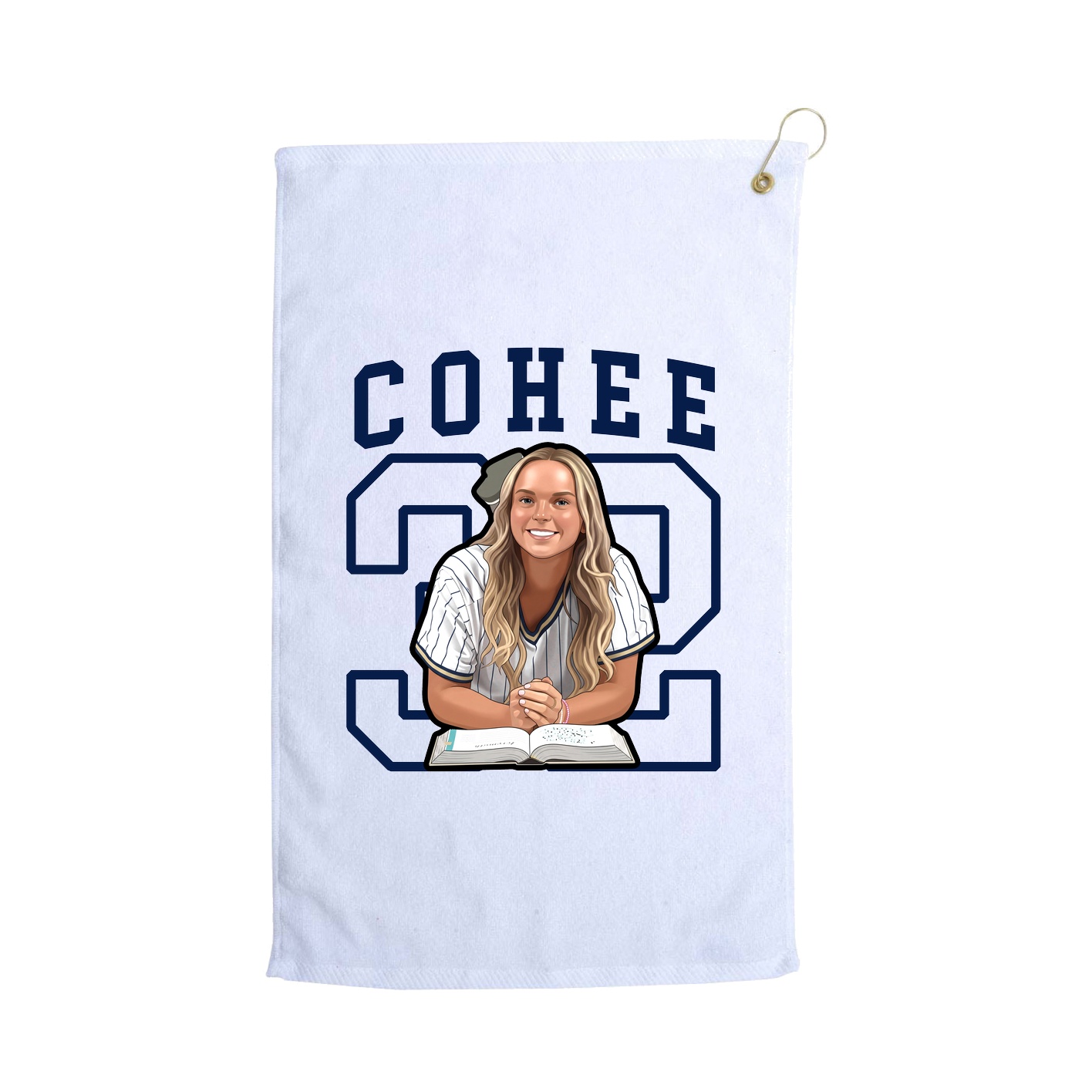 Golf Towel — Shirsey in White