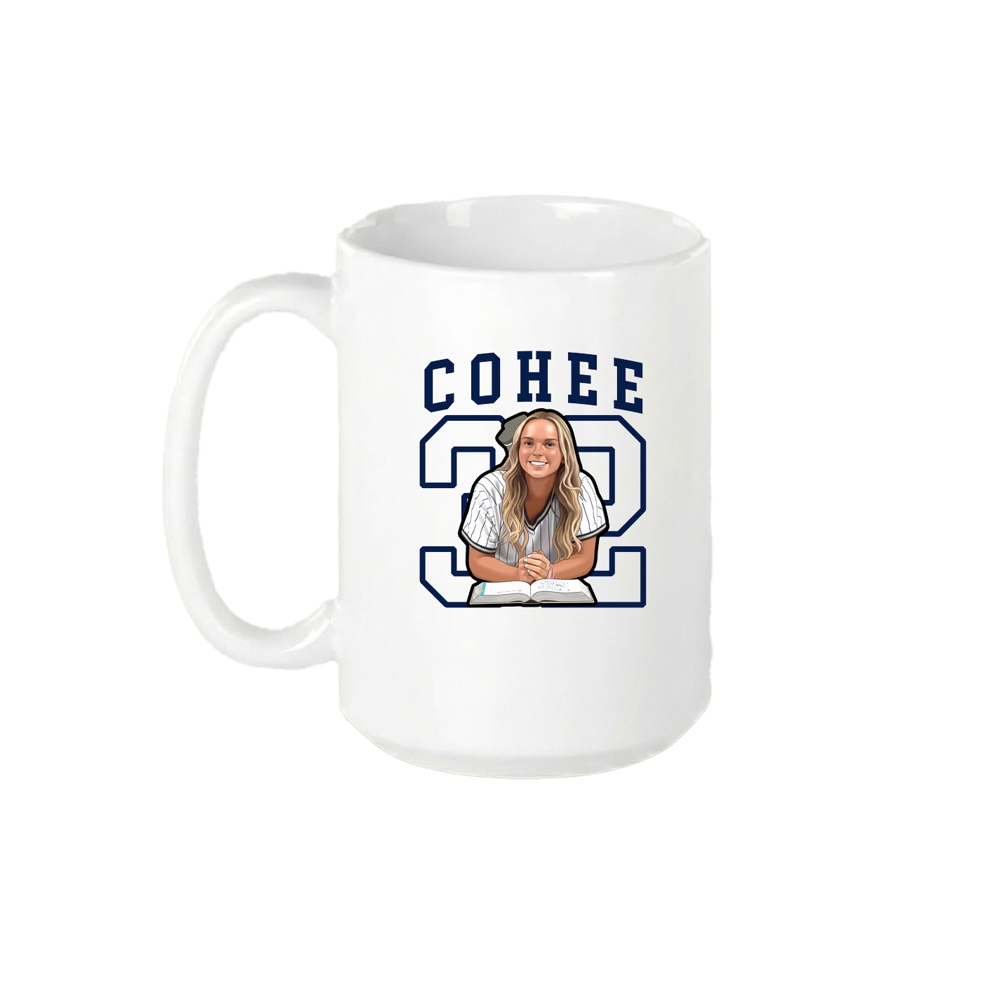 15oz Coffee Mug — Shirsey in White