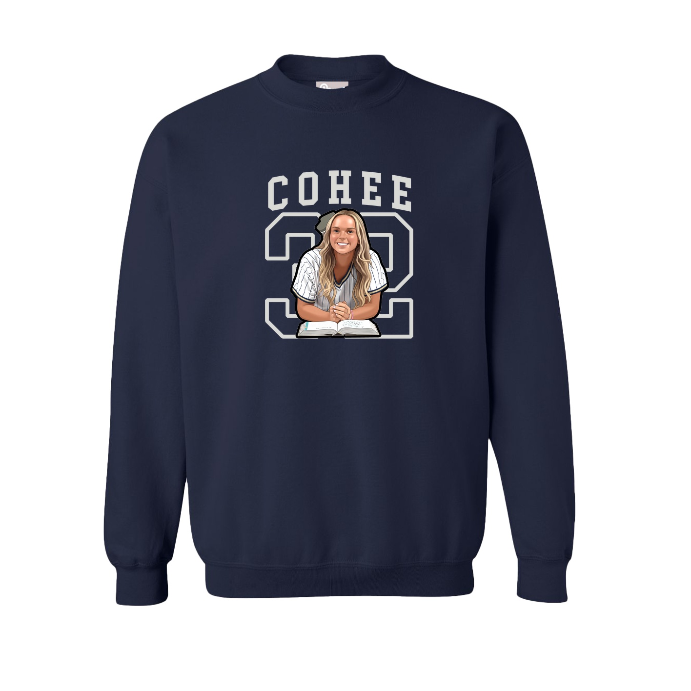 Fleece Crew — Shirsey in Navy
