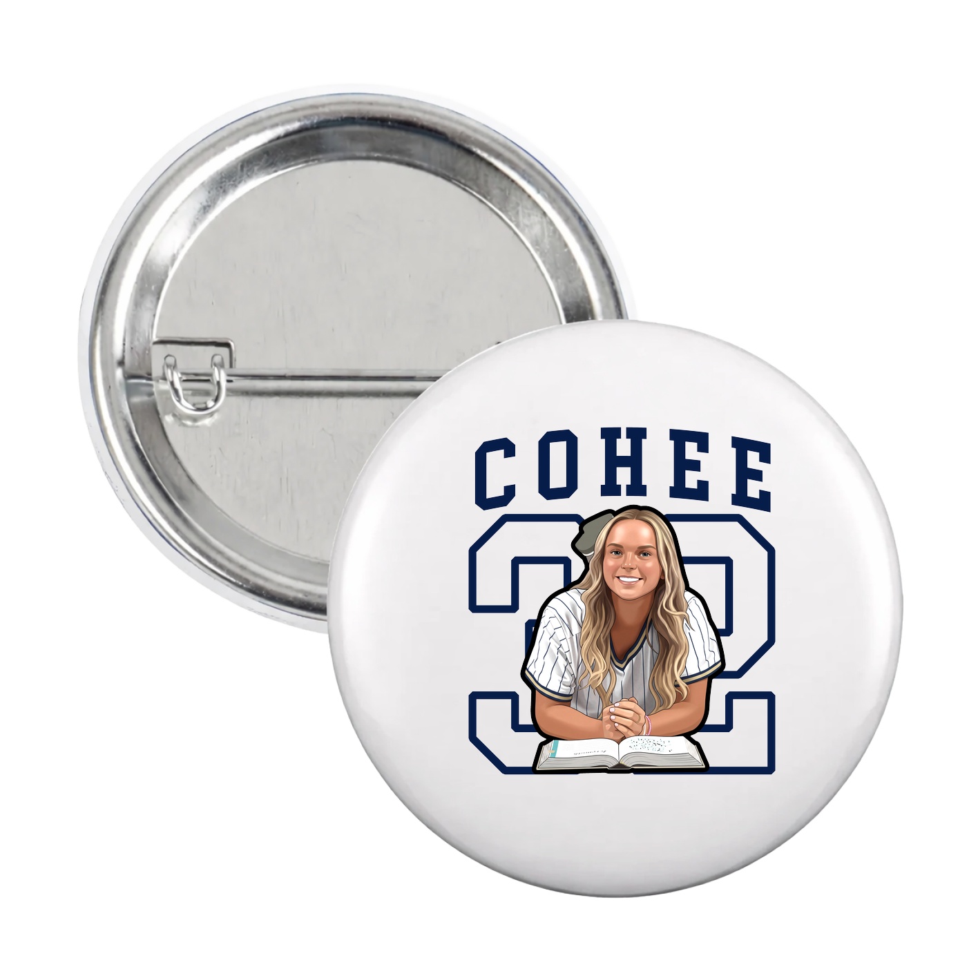 Game Day Button — Shirsey in White