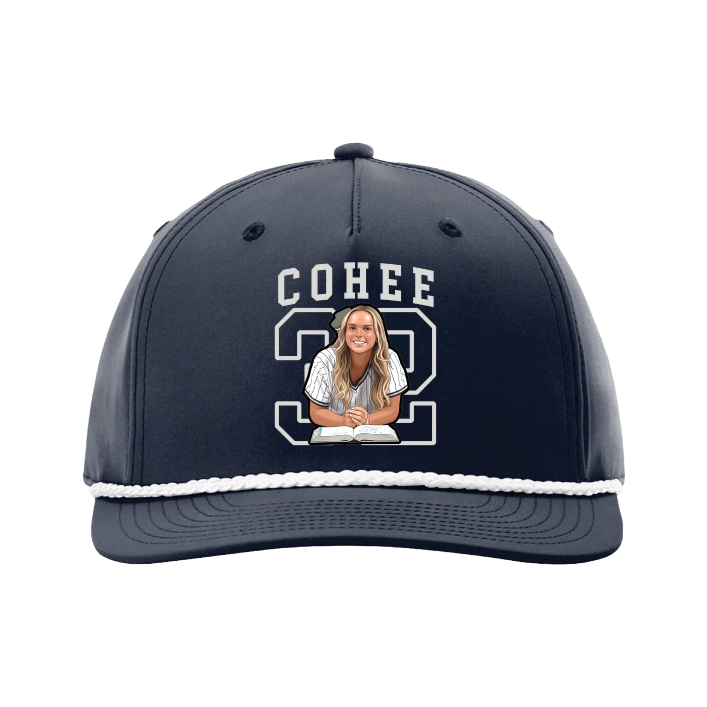 Five-Panel Classic Rope Cap — Shirsey in Navy