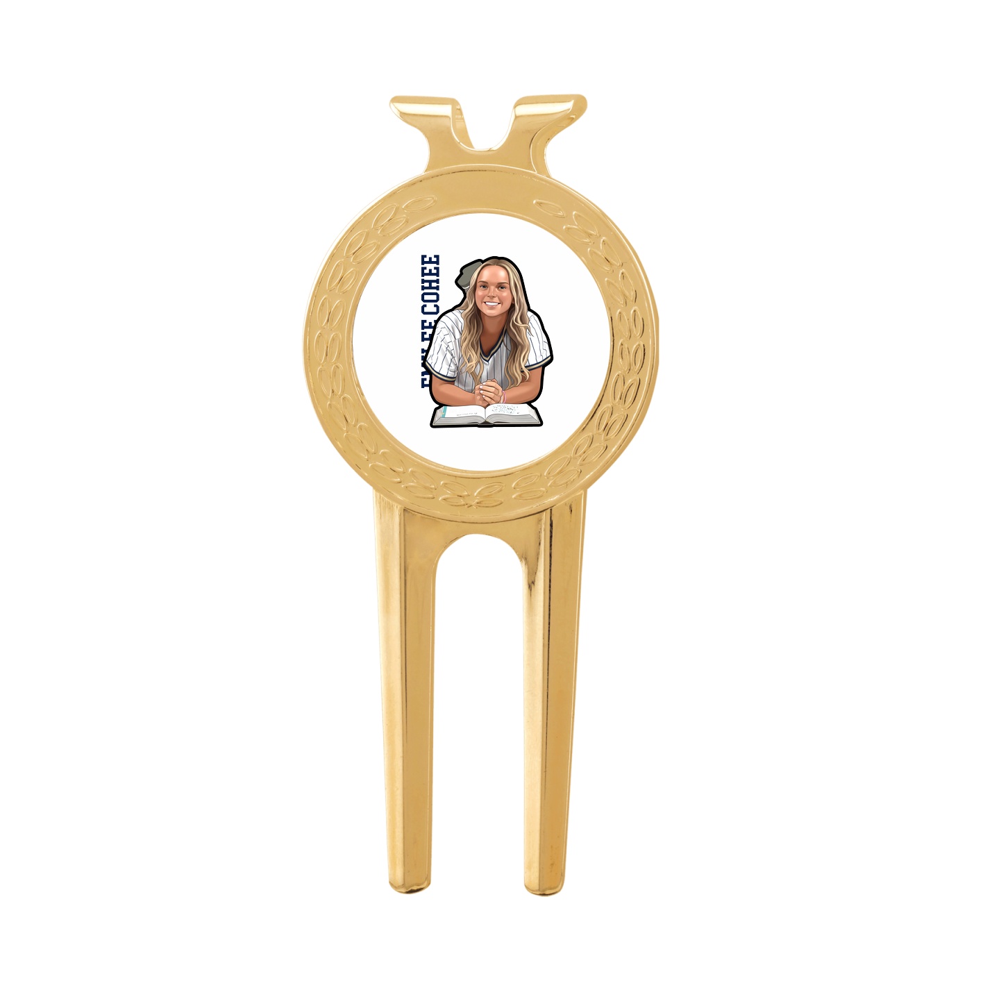 Divot Tool with Ball Marker — Name Vertical in Classic