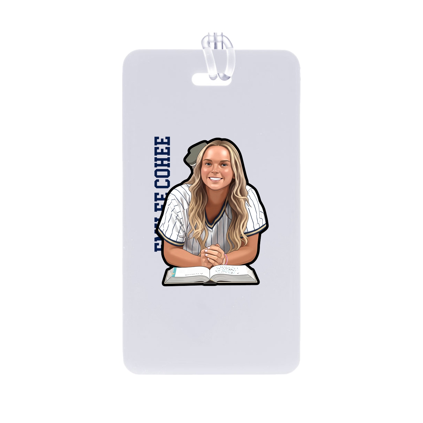 Bag Tag — Name Vertical in Classic