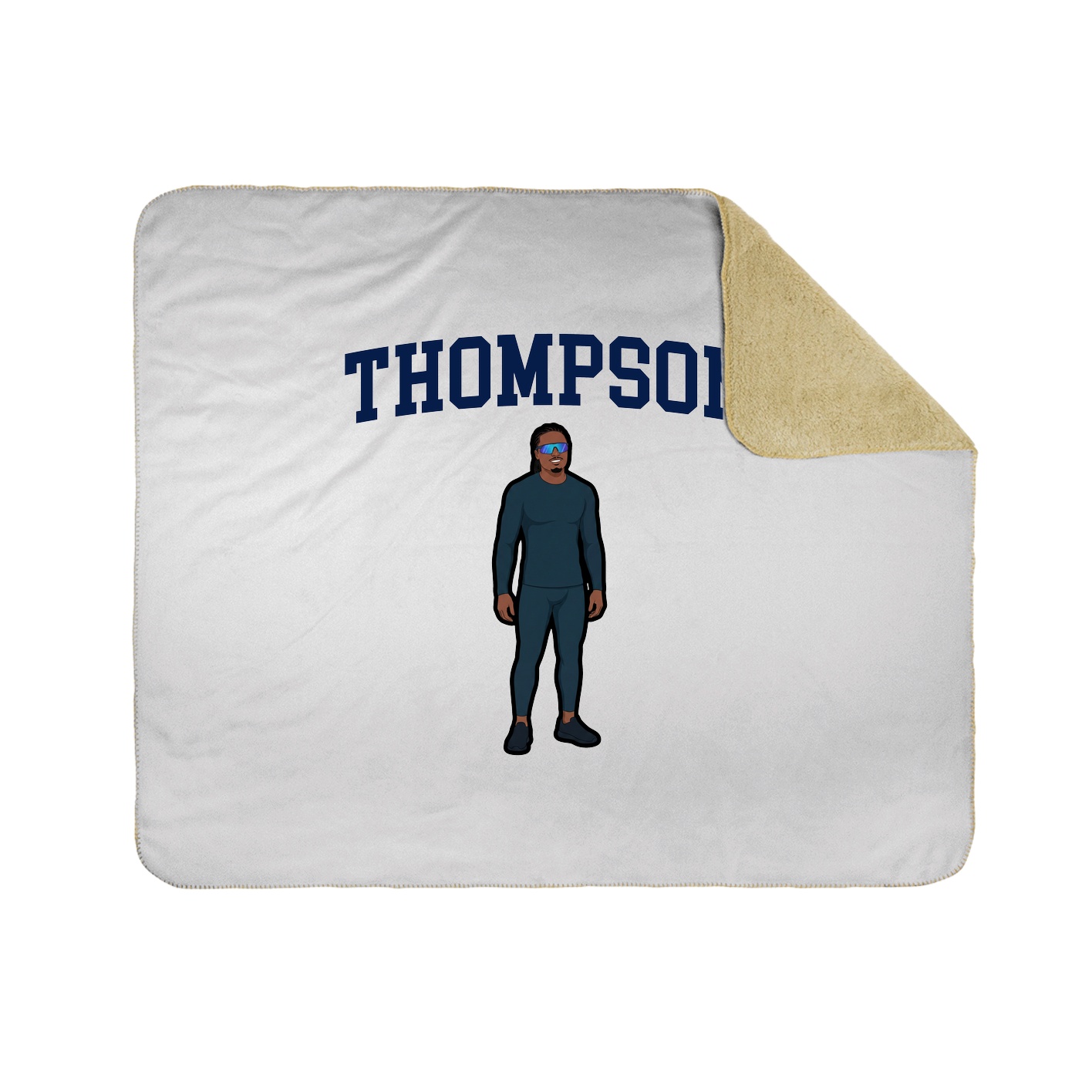 Throw Blanket — Shirsey in White