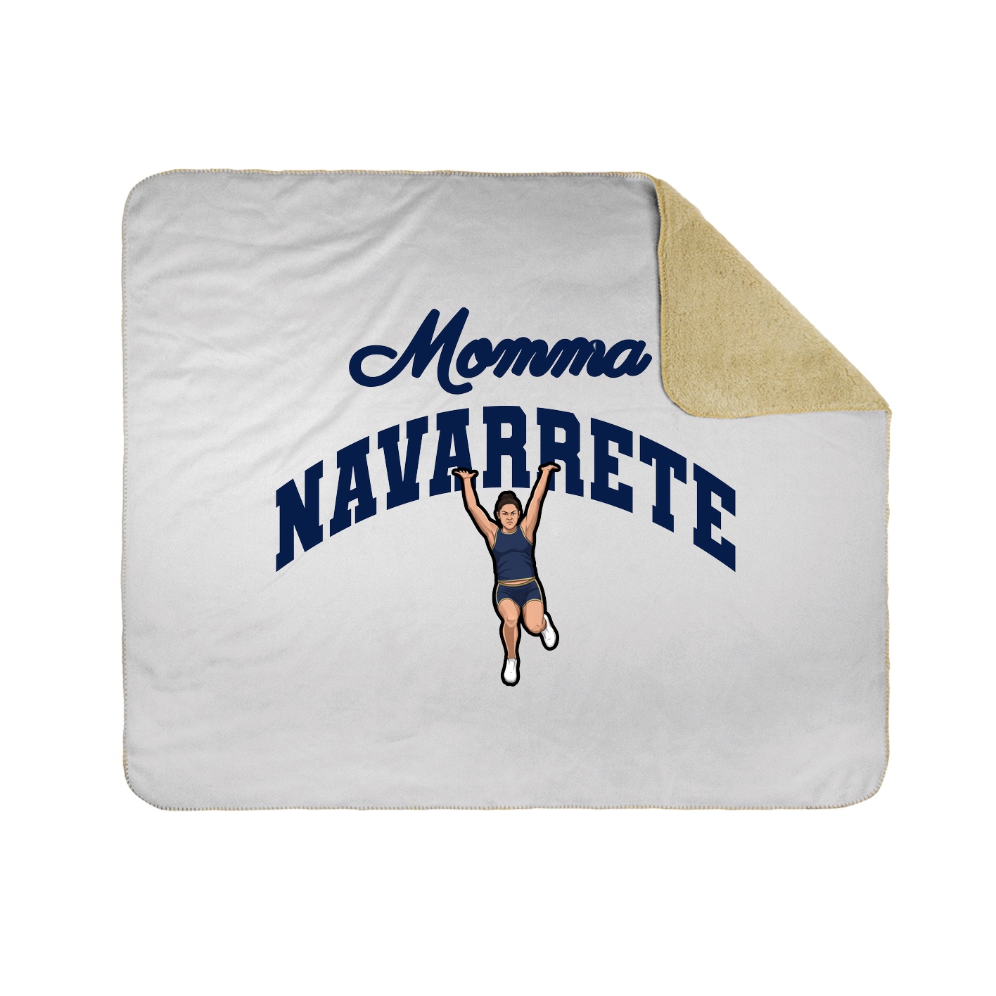 Throw Blanket — Mothers Day Arch in White